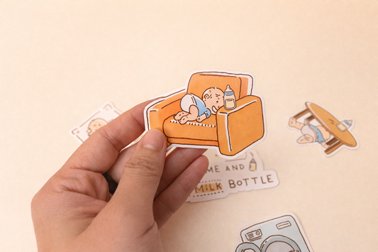 Cute Baby Stickers (6 pieces)