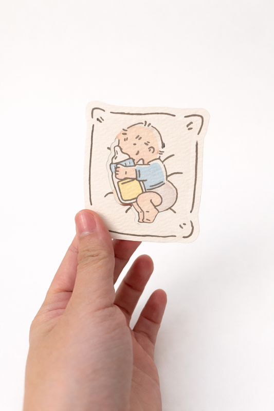 Cute Baby bookmark