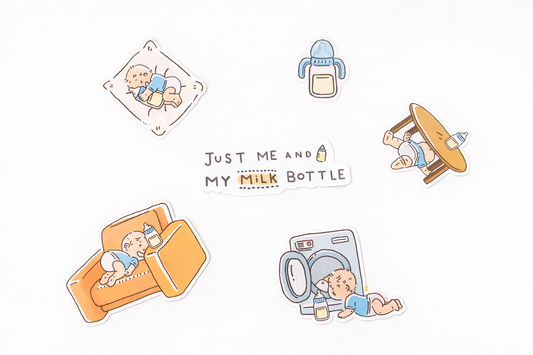 Cute Baby Stickers (6 pieces)