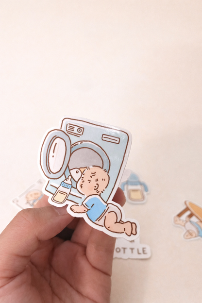 Cute Baby Stickers (6 pieces)