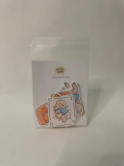 Cute Baby Stickers (6 pieces)