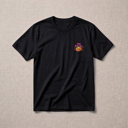 "No Bagel" - Black T-shirt