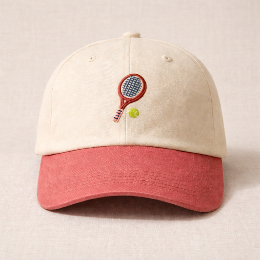 Sunday Cap - Coral Red