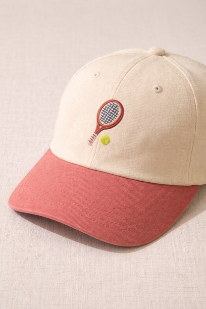 Sunday Cap - Coral Red