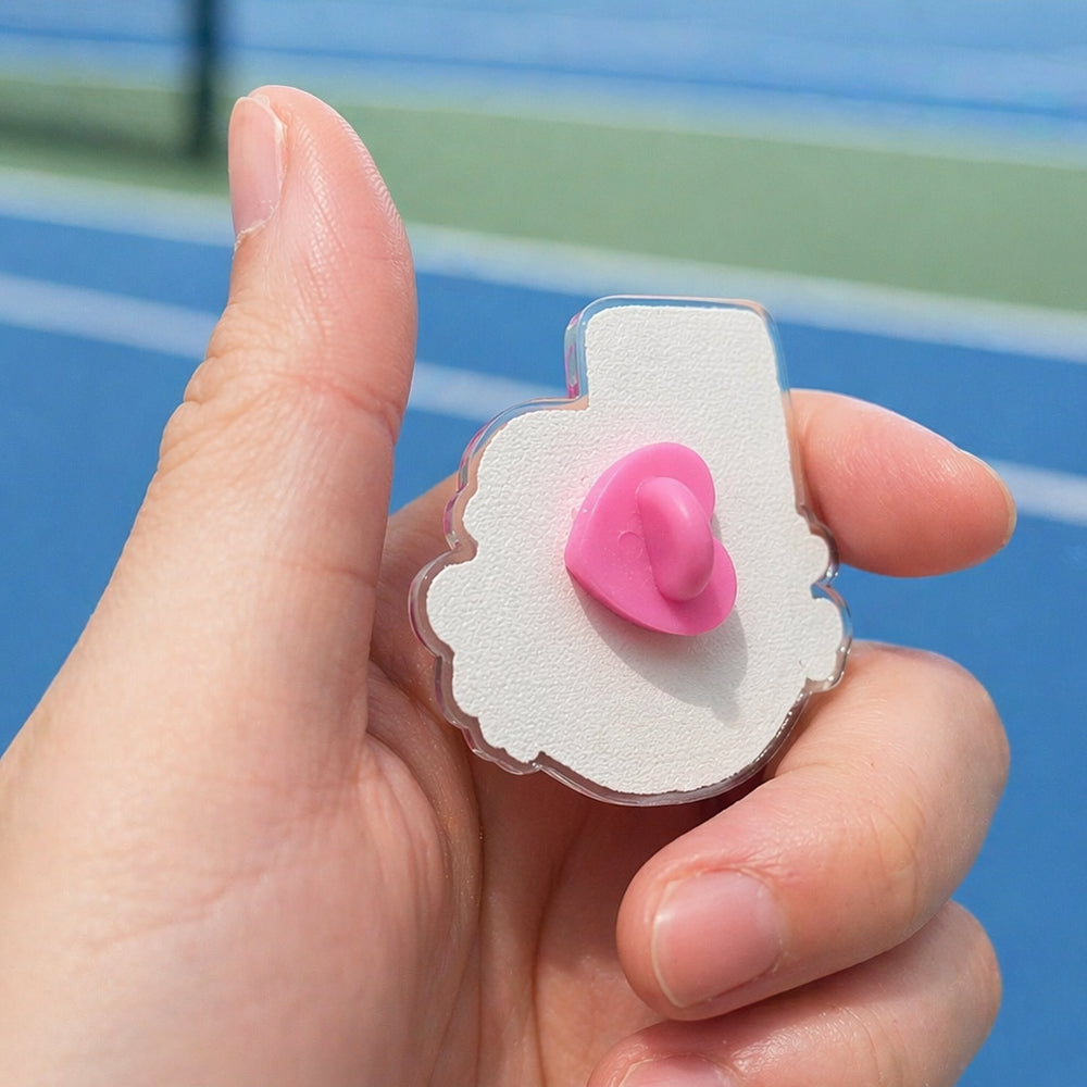 "No bagel" - Double Acrylic Pin