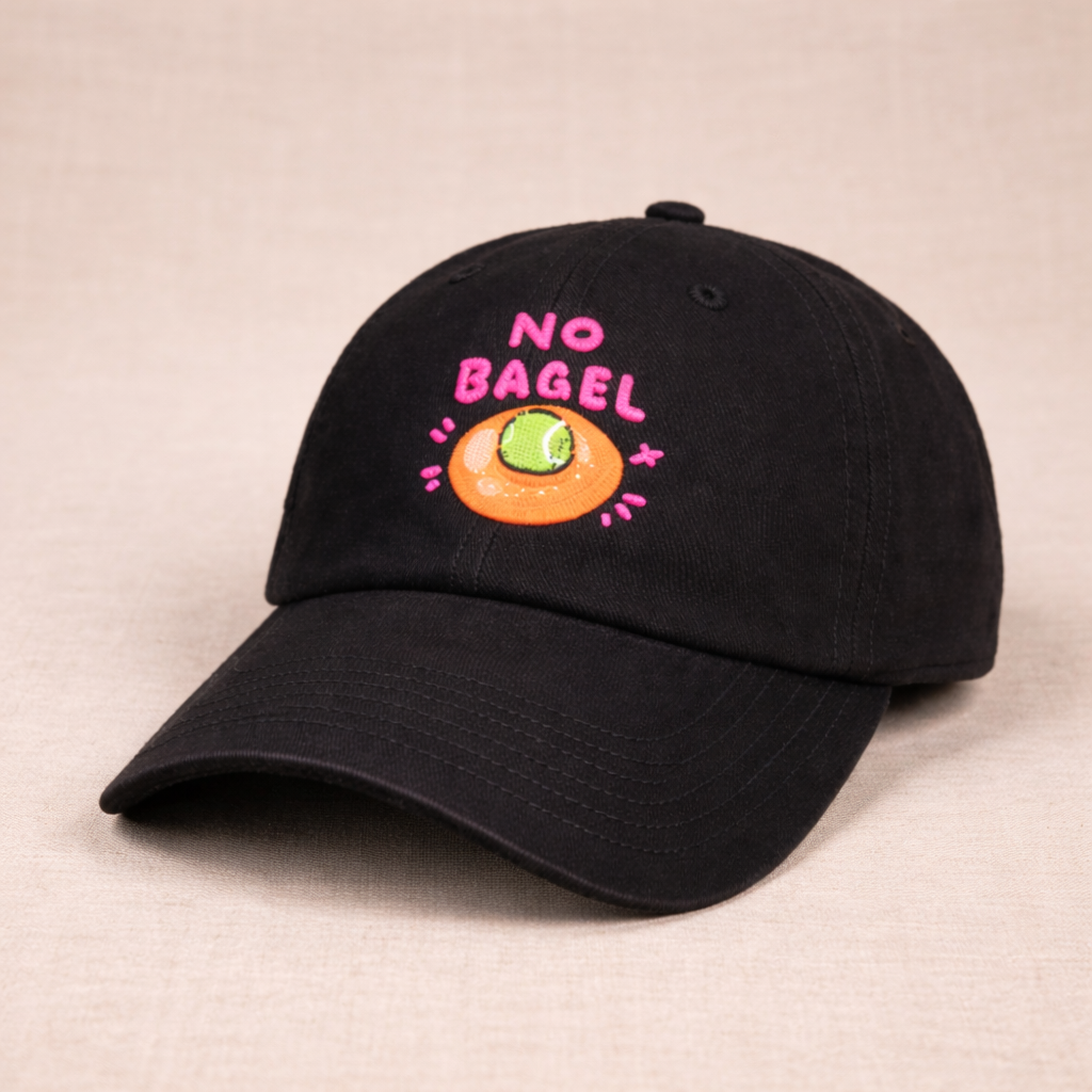 "No Bagel" - tennis hat